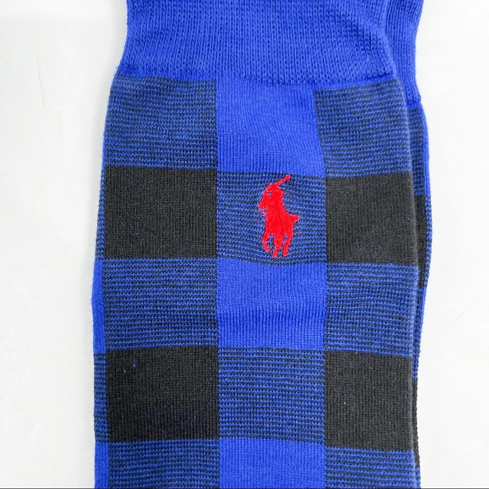 Polo Ralph Lauren Cortina Bear 3 Pack Socks Gift Box Royal / Navy - Picture 6 of 10